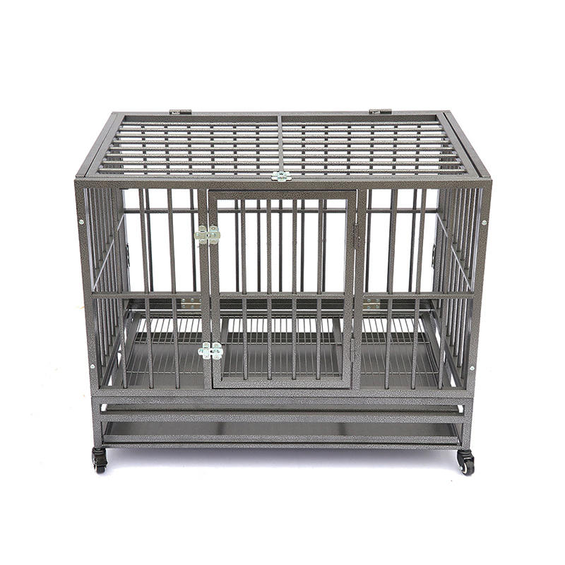 Open Top Heavy Tube Metal Dog Cage