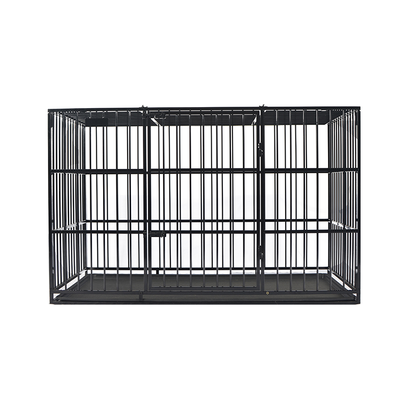 Open Top Anti-Chew Tube Metal Dog Cage