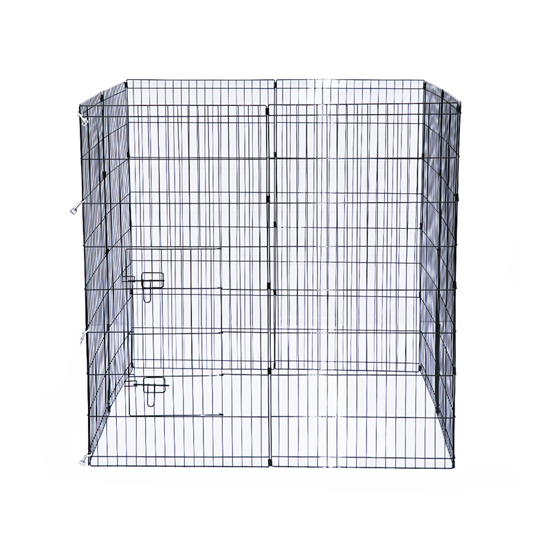 8 Panels Foldable Wire Metal Dog Playpen