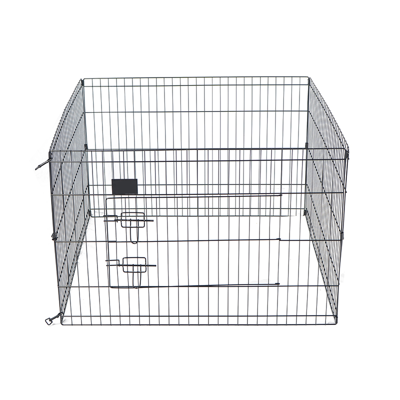 4 Panels Foldable Wire Metal Dog Playpen