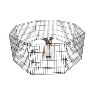 How to secure a fence to prevent it from being pushed over or blown away outdoors?