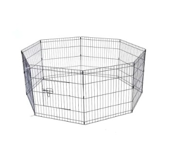 Is the lock design of the metal dog playpen safe, and could it pinch a dog's paw? Is the lock design of the metal dog playpen safe, and could it pinch a dog's paw?